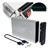 Gabinete Case 3.5 PuLG Sata Usb 3.0 Disco Duro 4tb