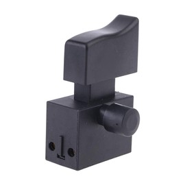 MSEKKO Power Tool Switch FA2-6/2B, Push Button, Touch Sensitive, Black, 2-Way, Panel Mounting, 250V, 2A, IP54, 500W, 1 Count