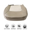 NLQR Front Driver Bottom Replacement Seat Cover Microfiber Leather Tan