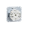 Schneider Electric Merten Schuko socket with lighting module, 2-pin +