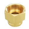 Joywayus Brass Swivel Pipe Fitting 3/4"GHT x 1"NPT Double Female