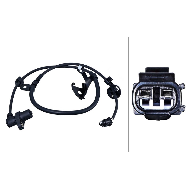 HELLA 6PU 358 218-051 Sensor Wheel Speed 2-Pin Cable 660