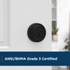 Weiser Elements Matte Black Round Deadbolt Lock, ANSI/BHMA Grade 3