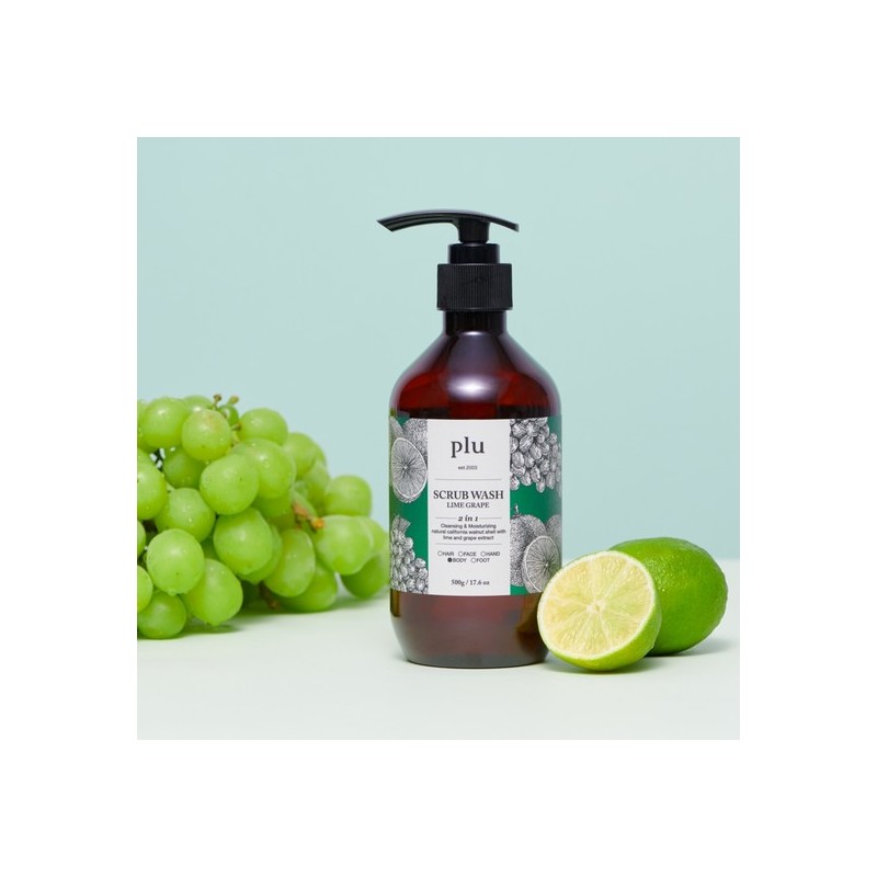 Flu Ploo Original Scrub Wash 500g 3-Piece Set (+Shower Ball)