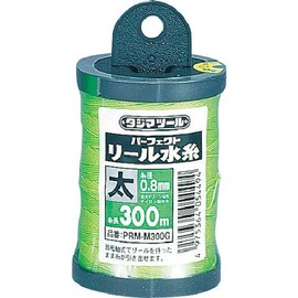 Tajima PRM-M300G Perfect Reel Water Line Fluorescent Green 0.03 inch (0.8 mm) Thick 1188.1 ft (300 m) Length