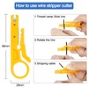 Soldering Iron Kit,60W Soldering-Iron Gun with Adjustable Temp 200-450°C and ON/Off Switch,5 Soldering Tips, Desoldering Pump, Solder Wire,2 in 1 Wire Stripper Cutter, Soldering Iron Stand, Tool Case