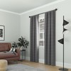Sun Zero Crestwood Woven Plaid Thermal Total Blackout Back Tab