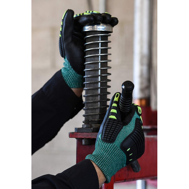 HPPE Gloves w/Foam Palm & Impact Bumpers