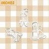 3Pcs Cat Butt Cookie Cutters, 3D Cat Cookie Cutters for