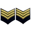Army Uniform Chevron Sergeant Rank Emblem Military Weapon Shoulder Embroidered