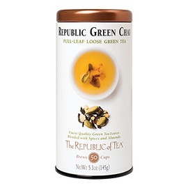 The Republic of Tea Republic Chai Green Full-Leaf Tea, 5.1 Ounces / 50-60 Cups