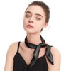 Zando Silk Head Scarf Wrap Neck Scarf Women Silk Feeling