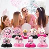 9Pcs Slumber Party Honeycomb Centerpieces Pajama Makeup Party Table Toppers