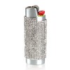 HUMWE Bling Rhinestone Crystal Lighter Case Cover Sleeve Metal Shiny