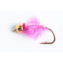 Blue Wing Olive Bead Head Ray Charles Wet Fly, 6-Pack (Pink, 12)