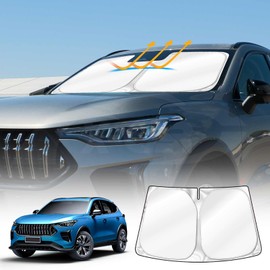 X-Car Windscreen Sun Shade for New Haval Jolion 2024-2025 Blocks UV Rays Foldable Custom Wind Screen Sun Visor Protector