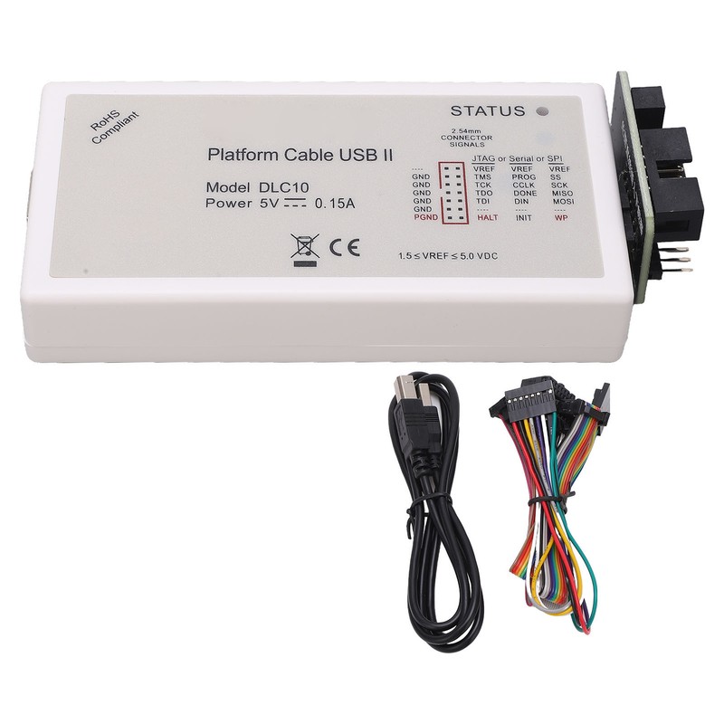 DLC10 Platform Download USB Wire with Flat Cables 1.5‑5.0VDC High