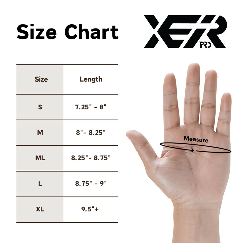 XEIR PRO Premium CABRETTA Leather Men's Golf Glove Worn ON