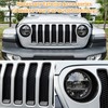 Front Grille Mesh Inserts & Headlight Cover for Jeep Wrangler
