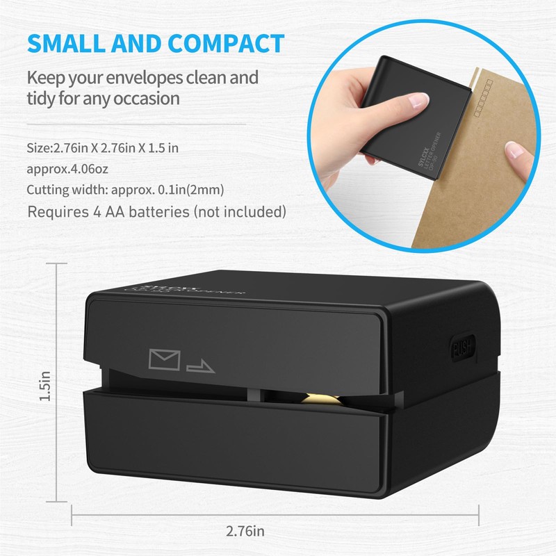 SYLCXX Battery Operated Electric Letter Opener - Letter Openers Envelope
