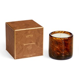 LAFCO New York Holiday Classic Candle, Spiced Pomander - 6.5 oz - 50-Hour Burn Time - Reusable, Hand Blown Glass Vessel - Made in The USA