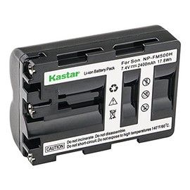 Kastar Battery (1-Pack) for Sony NP-FM500H and DSLR-A100, A200, A300, A350, A450, A500, A550, A560, A580, A700, A850, A900, Alpha SLT A57, A58, A65, A65V, A77, A77V, A77 II, A77M2, A99, A99V, CLM-V55
