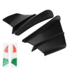 1 Pair Motorcycle Front Winglet Aerodynamic Wing Universal Black Replacement