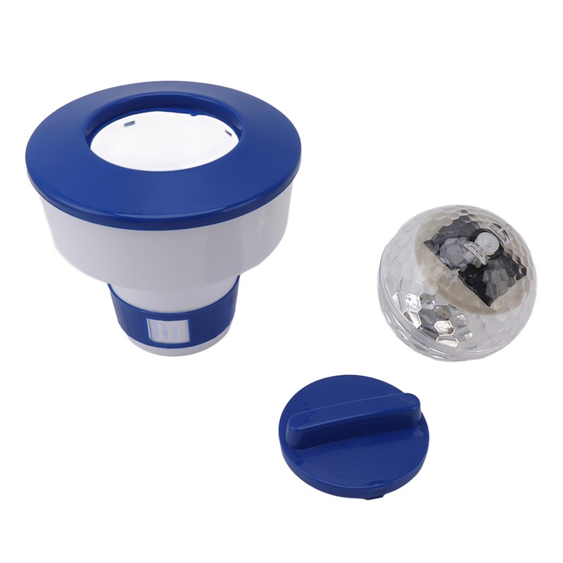 8 Inch Pools Chemical Dispenser 11cm Lighted Floating Pool Chlorine