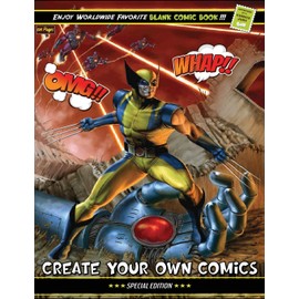 Create Your Own Comics: 120 Pages of Fun and Unique Templates - A Large 8.5 x 11 Inches Sketchbook for Kids, Boys and Adults Gift to Unleash ... / Blank Comic Book With Lots of Templates v2