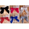 POSHNPRETTY Set of 12 Lush Velvet pre-tied bow 5" wide