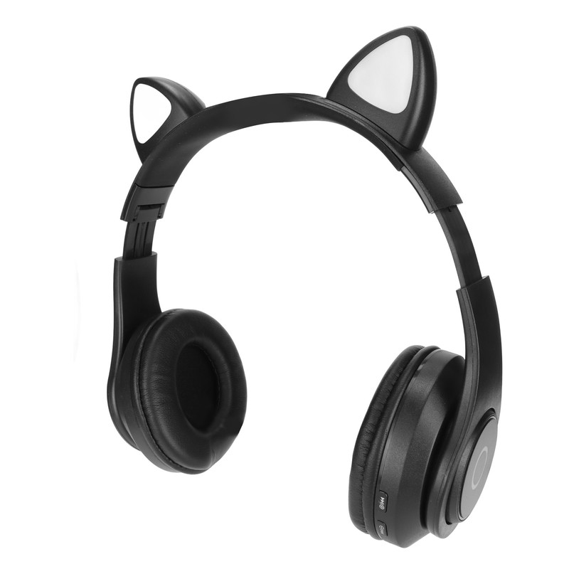 B39 Cat Ear Bluetooth Headset Cute Adjustable Bass Portable Wireless