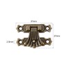 uxcell 2 Sets Wood Case Chest Box Rectangle Clasp Closure