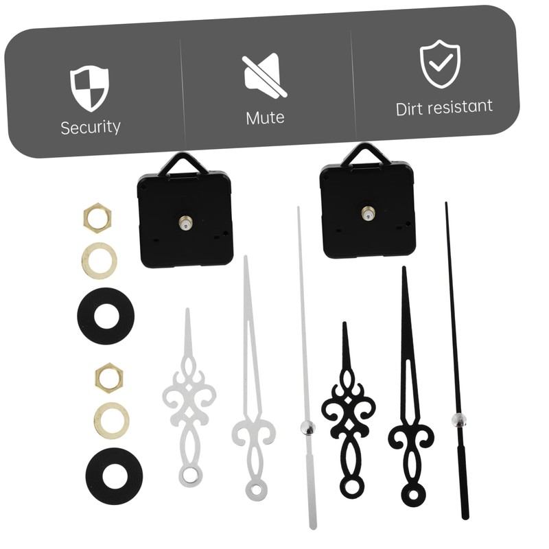 Mipcase 1set Silent Quartz Clock Movement Precision Clock Parts for