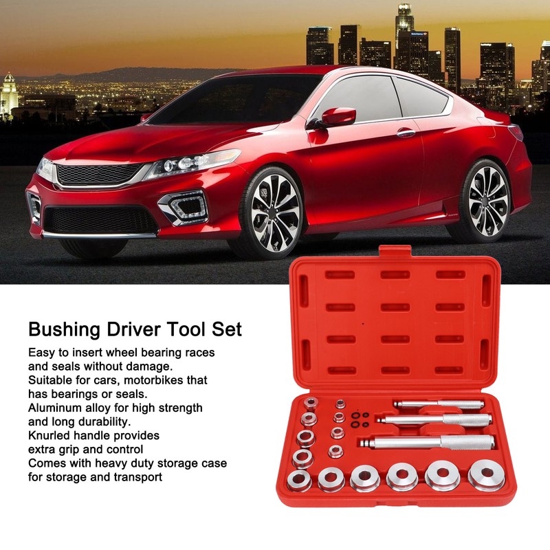 Bearing Race Seal Bushing Driver Tool Set Universal Wheel Bearing
