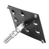 GEARZAAR Bumper Tow Hook License Plate Mount Bracket Holder For