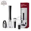 ANNIVERS Air Pressure Wine Bottle Opener Set Pump Wine Opener
