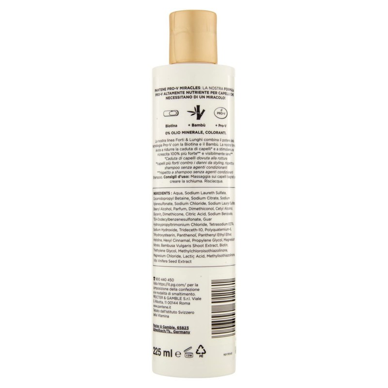 Miracles Forti & Lunghi with Biotin + BambC9 Shampoo 225