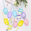 XQMMGO Pack of 12 Easter Eggs, Plastic Easter Eggs, Easter