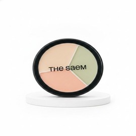 THESAEM [2 packs] Cover Perfection Triple Pot Concealer 7colors Correct-up Beige Tone-up Beige / THESAEM [2개입] 커버 퍼펙션 트리플 팟 컨실러 7colors 코렉트업 베이지 톤업 베이지