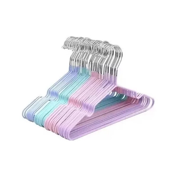 RIVRSOFY Set 60 Ganchos Ropa Bebe Niños Infantil Acero Inoxidable