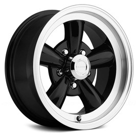Vision 141 Legend5 Сustom Wheel - Gloss Black with Machined Lip 15" x 8", 0 Offset, 5x139.7 Bolt Pattern, 87.1mm Hub