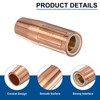 HARFINGTON 5pcs Mig Welding Gun Nozzle 1/2" Orifice 21-50 Gas