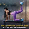 Ankle Straps for Cable Machine and Dumbbell, Dumbbell Foot Attachment