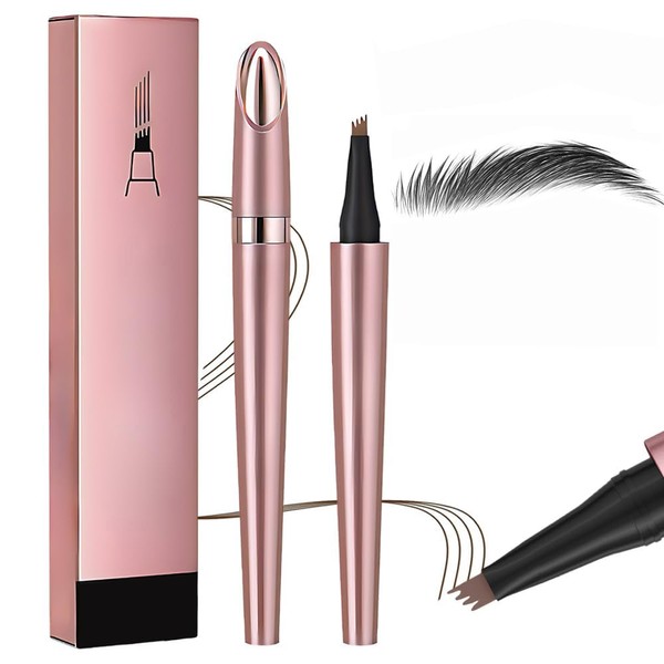 Eyebrow Tattoo Pencil, 2024 New Magic Eyebrow Pencil,4 Fork Tip