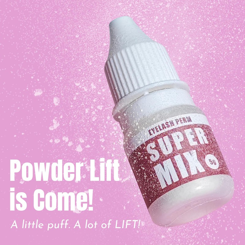 Lomansa Eyelash Lifting Powder, Lash Lift Powder, Super Mix, with