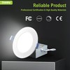 DAMINY 12 Pack 4 Inch LED Recessed Lighting with Junction