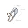 Healvian 15pcs Silver Foil Nail Forms Reusable Nail Art Extension