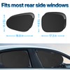 COSY105C Car Window Shades, 4 Pack Sun Shade Side Windows