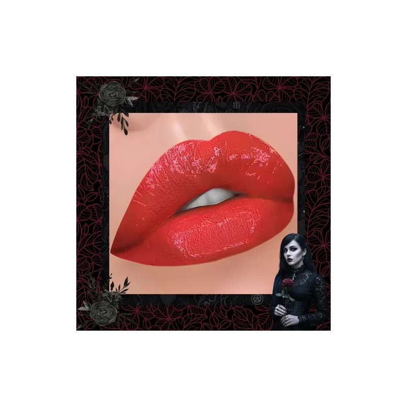 Gloss Malagna Rojo Vegano Crimson Labial Ultrapigmentado