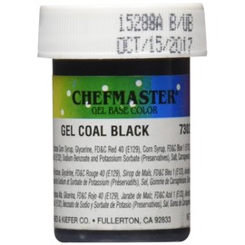 Chefmaster Gel Food Color, 1-Ounce, Black